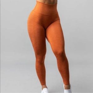 Alphalete Orange Leggings
